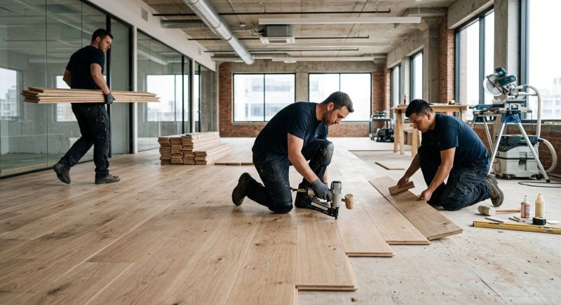 Commercial Hardwood Service in Locust, NC