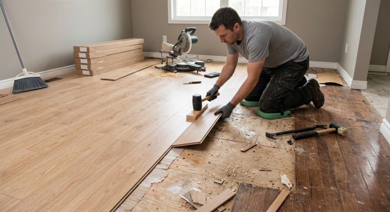 Laminate Floor Replacement in Lancaster, SC