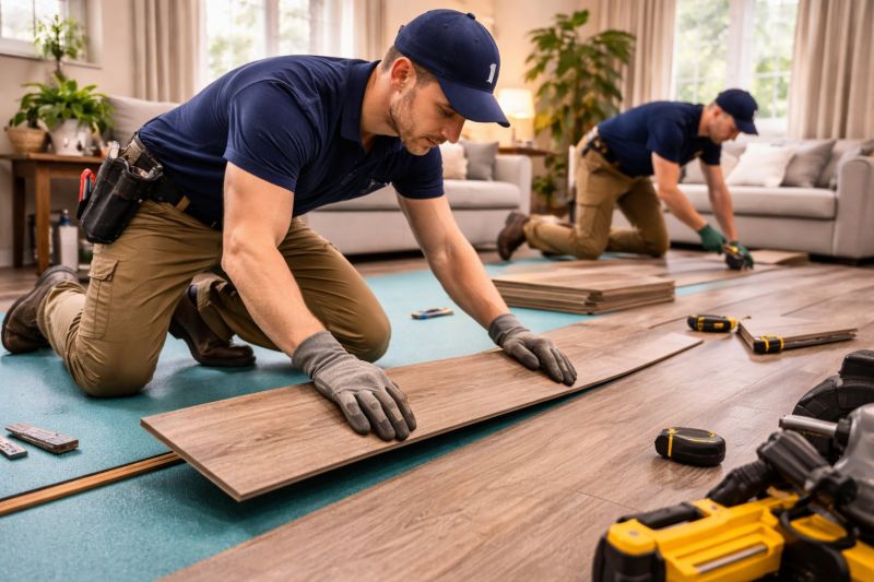 Laminate Floor Replacement in Wingate, NC
