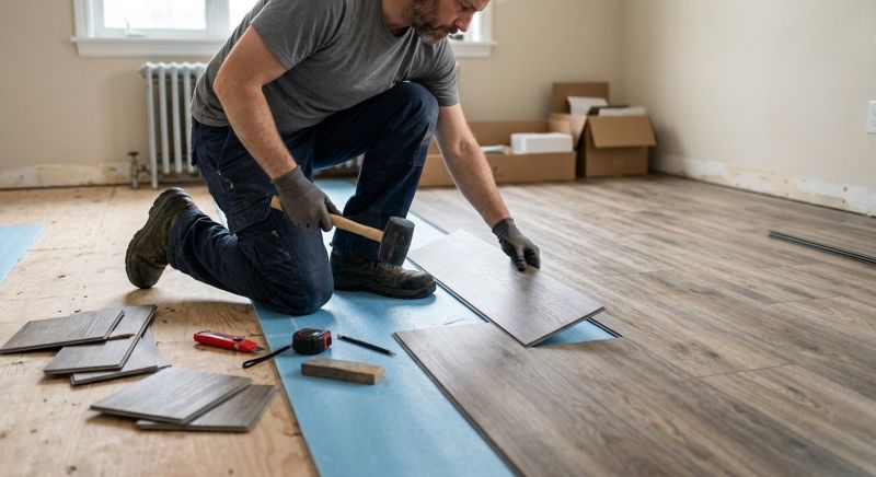 Linoleum Floor Installation in Indian Trail, NC