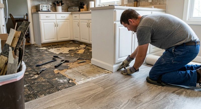 Linoleum Floor Installation in Midland, NC