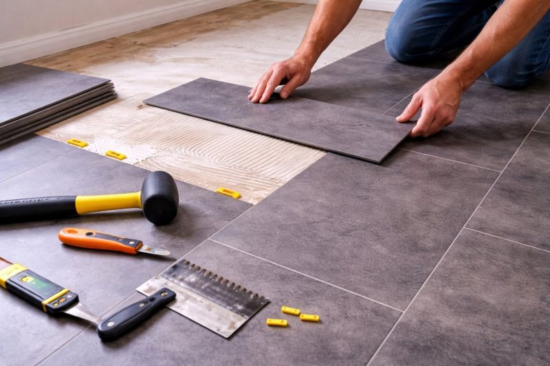 Luxury Vinyl Tile Installation in Union County, NC