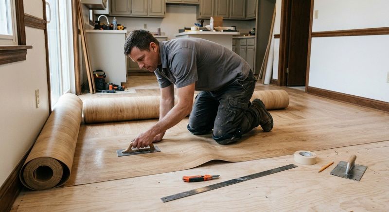 Sheet Flooring Installation in Lancaster County, SC