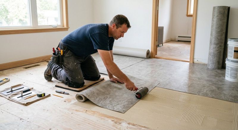 Sheet Flooring Installation in Locust, NC