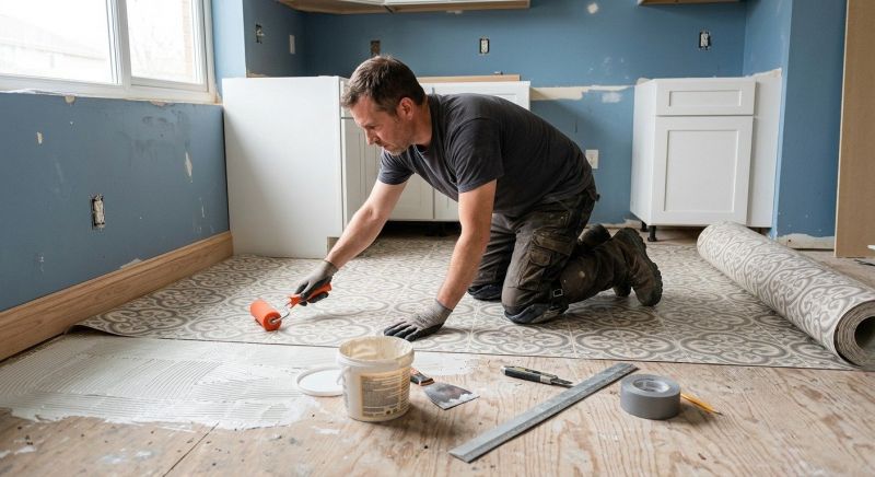 Sheet Flooring Installation in Locust, NC