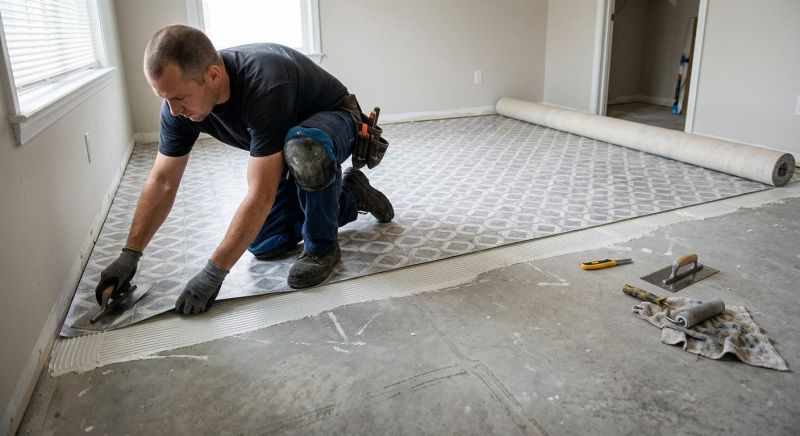 Sheet Linoleum Installation in Lancaster County, SC