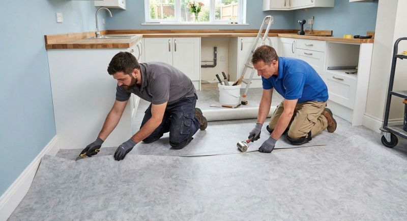 Sheet Linoleum Installation in Union County, NC