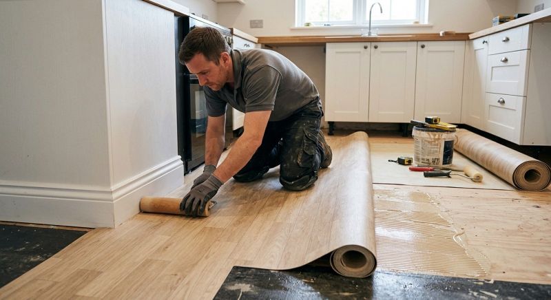 Sheet Linoleum Installation in Pageland, SC