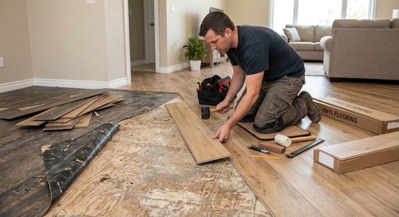 Vinyl Floor Replacement in Union County, NC