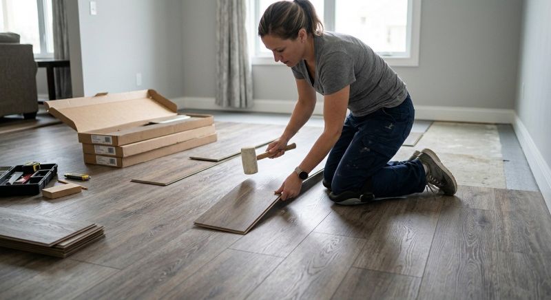 Vinyl Plank Floor Installation in Union County, NC