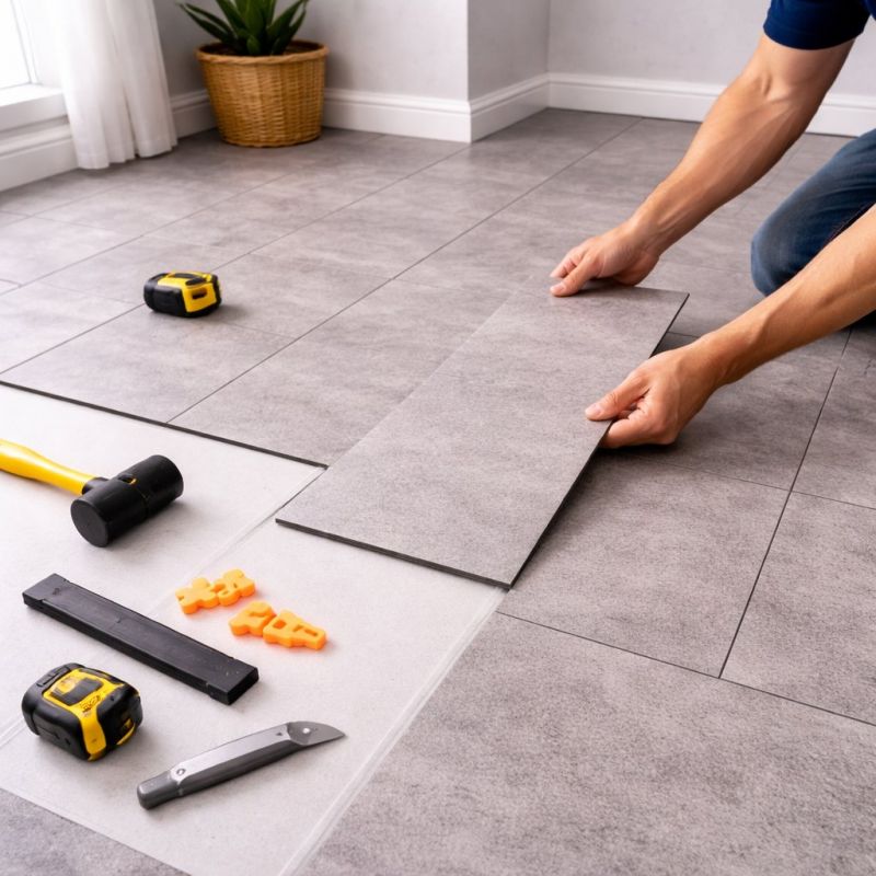 Vinyl Tile Replacement in Union County, NC