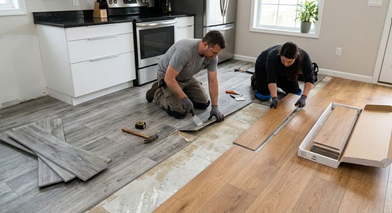 Vinyl Tile Replacement in Union County, NC
